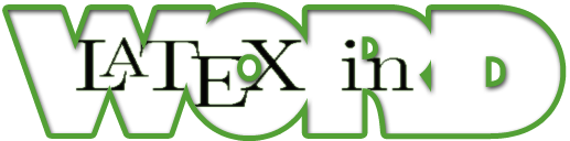 LaTeX in Word